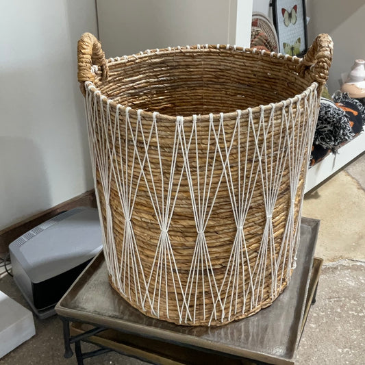 Large Round Rattan Basket