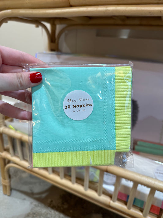 Pastel napkins