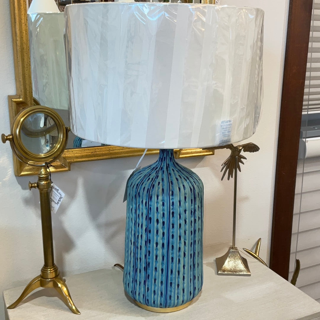 Culloden Table Lamp Aqua
