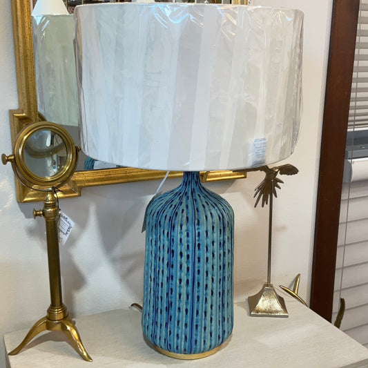 Culloden Table Lamp Aqua