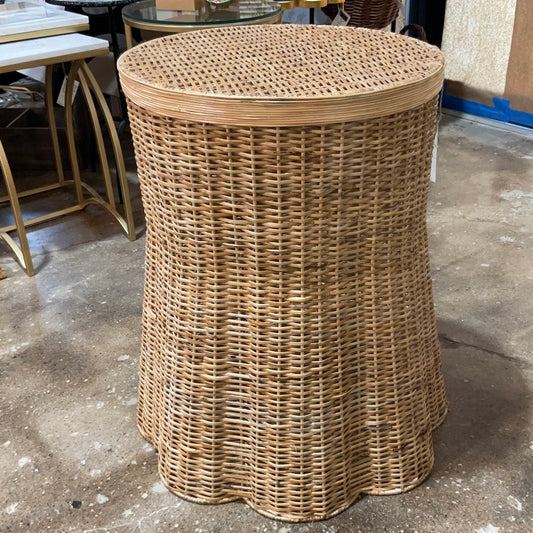Scalloped Console Table