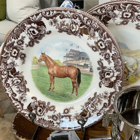 Spode Woodland Horse Dinner Plate