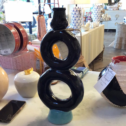 Handcrafted Black Vase