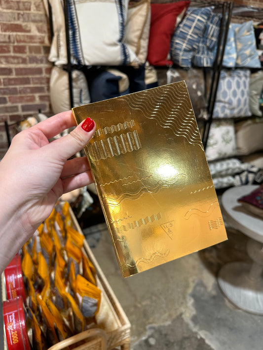 Gold notebook