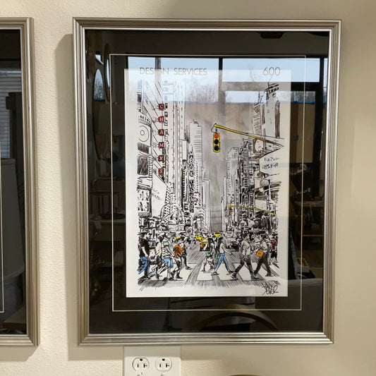 Black/White City Wall Art I-IV