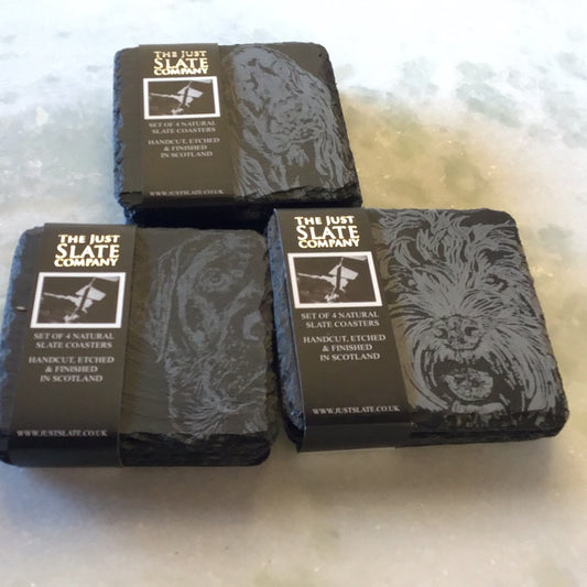 Dog Slate Coasters
