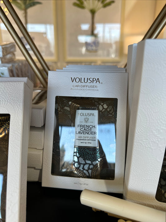 Voluspa car diffuser refill French cade lavender