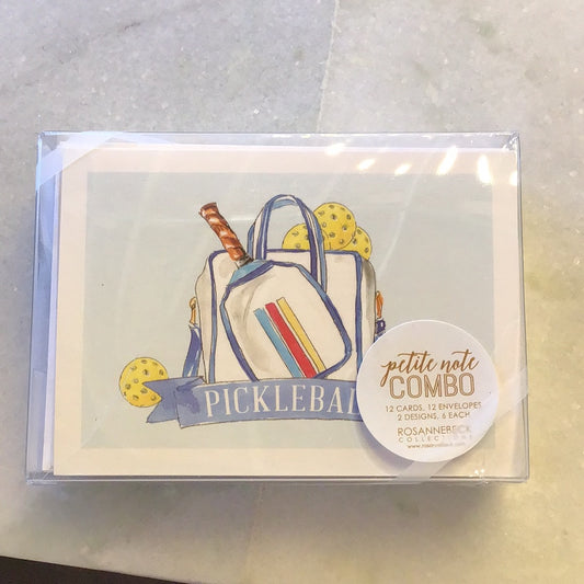 Handpainted Pickleball Equipment Bag stationery notes