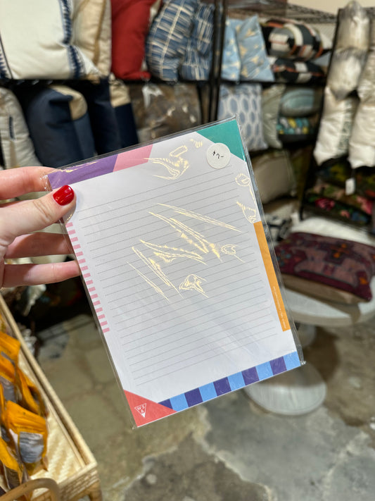 Colorful notepad