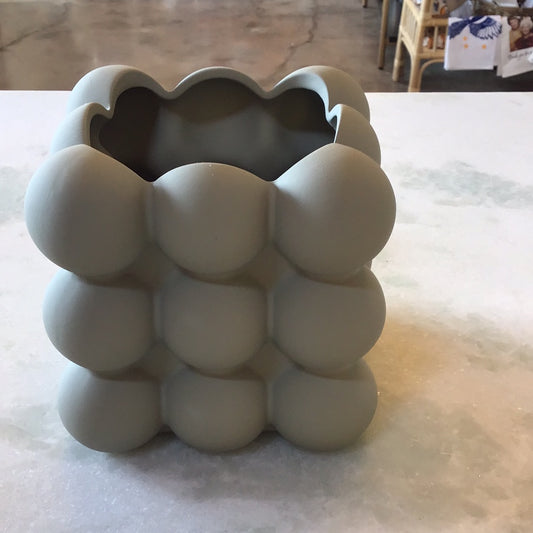 Matte Sage Bubble Pot