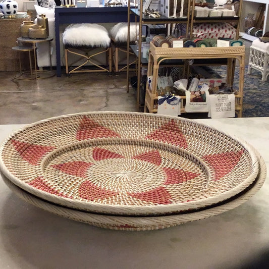 Handcrafted Natural Rattan Tray